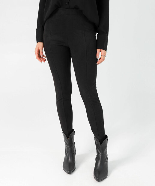 Calça Feminina Legging Suede Marisa Preto