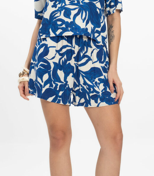 Conjunto Blusa com Shorts Feminino Endless Azul
