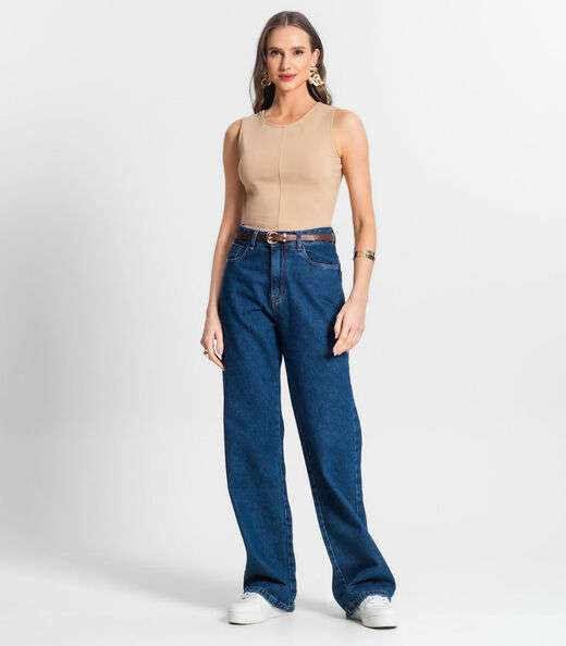 Regata De Ponto Roma Feminino Endless Marrom