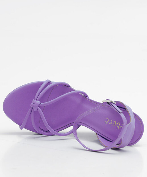 Sandália Plataforma Feminina Tiras Bebecê 