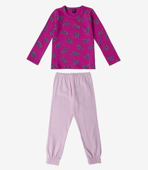 Image_Pijama Infantil Feminino Select Rosa