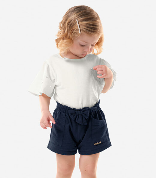 Image_Blusa Infantil Feminina Cotton Leve Trick Nick Bege