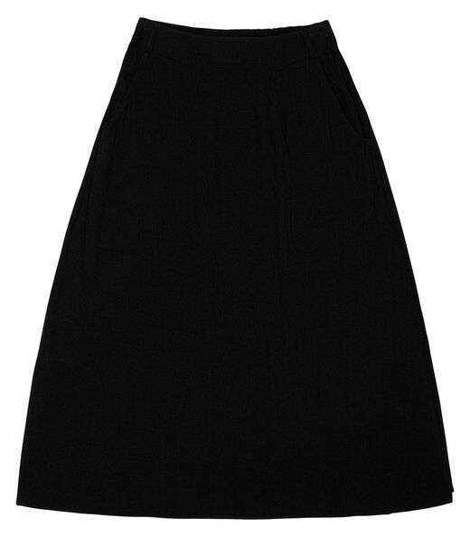 Saia Midi Feminina Endless Preto