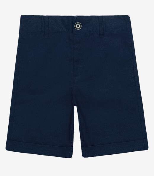 Bermuda Menino Linho Trick Nick Azul