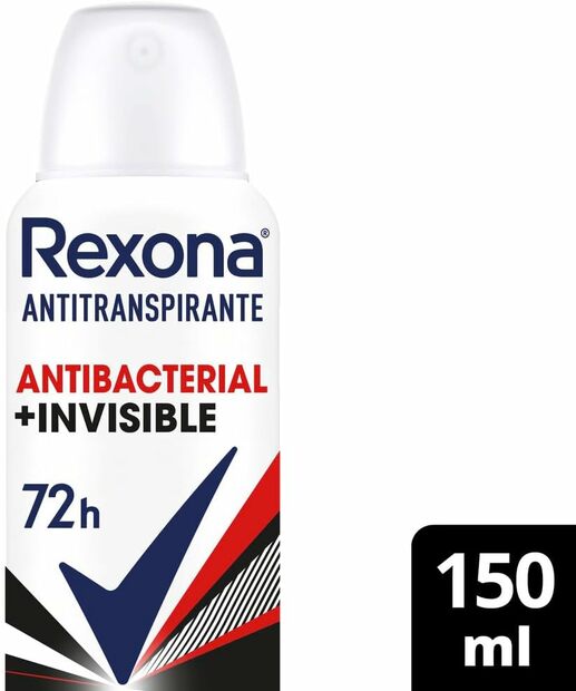 Kit c/2 Unidades de Desodorante Rexona Aero Women Antibacterial e Invisible 150m