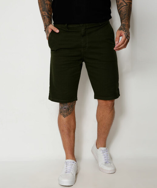 Bermuda Masculina Sarja Bolsos