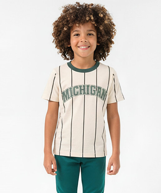 Image_Camiseta Infantil Manga Curta Listrada MR Tam 4 a 10 Azul Off White