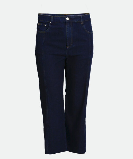 Calça Plus Size Feminina Reta Bolsos Marisa  