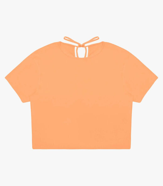 Image_Blusa Feminina Box Em Tecido Viscose Rovitex Laranja