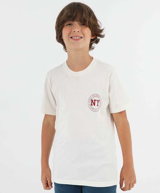 Image_Camiseta Juvenil Estampada Marisa Tam 10 a 16 Off White