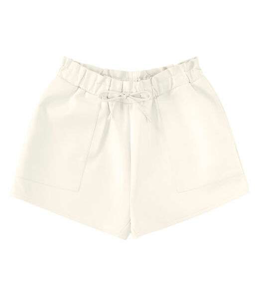 Shorts Feminino Sintético Endless Bege