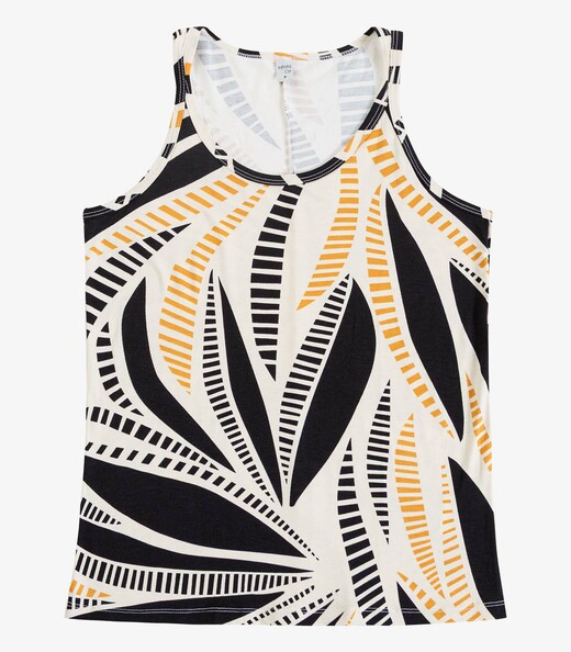 Image_Blusa Feminina de Alça Estampada Infinita Cor Preto