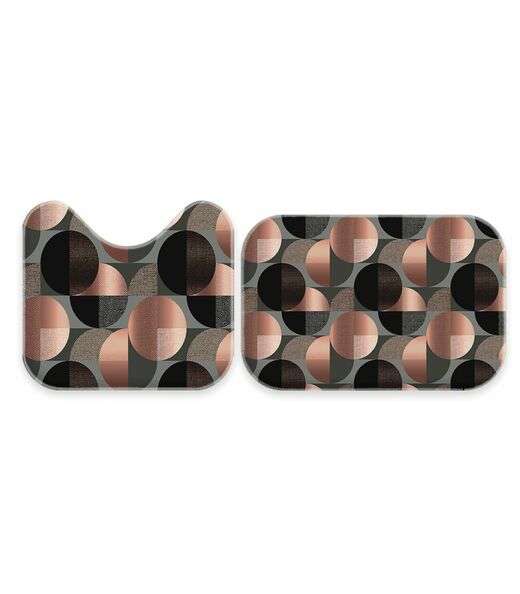 Jogo De Tapetes Para Banheiro Wevans Rosa