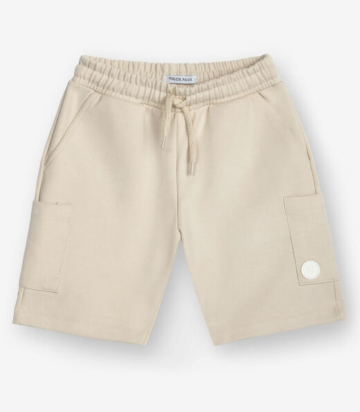 Bermuda Piquet Verona Menino Trick Nick Bege