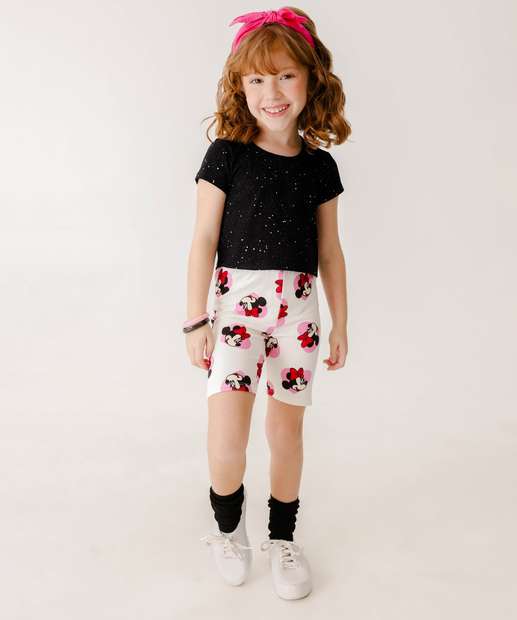 Image_Bermuda Infantil Ciclista Minnie Disney Tam 4 a 10 Off White