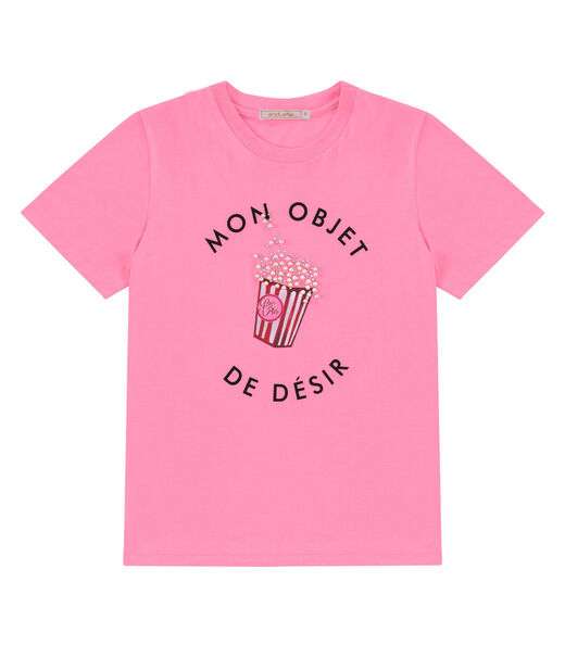Camiseta Feminina Em Meia Malha Endless Rosa