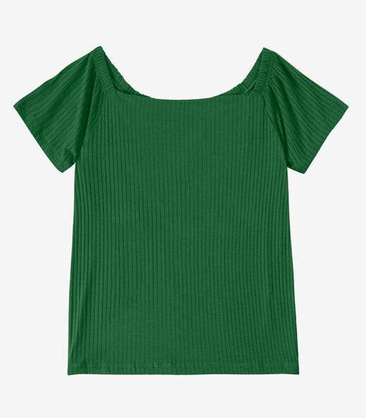 Image_Blusa Feminina Canelada Infinita Cor Verde