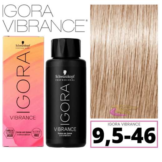 Image_Schwarzkopf Igora Vibrance 9,5-46 Louro Pastel Bege Marrom 60ml