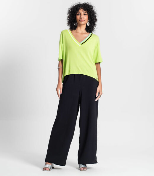 Blusa Feminina Em Visco Tricot Rovitex Verde