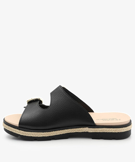 Rasteirinha Birken Feminina Modare Preto