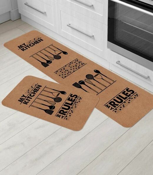 Image_Jogo De Tapetes Para Cozinha Wevans Marrom