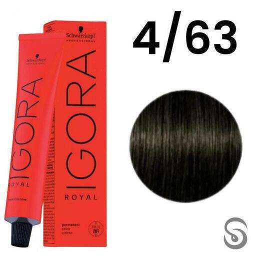 Image_Schwarzkopf Igora Royal Coloração 4/63 Castanho Médio Marrom Mate 60ml