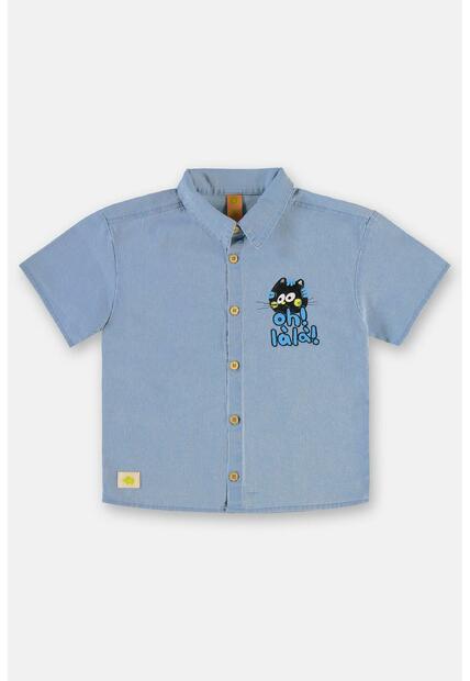Conjunto Menino Camisa e Bermuda Três e Já