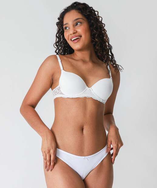 Kit 2 Calcinhas Fio Dental Microfibra Marisa Vermelho