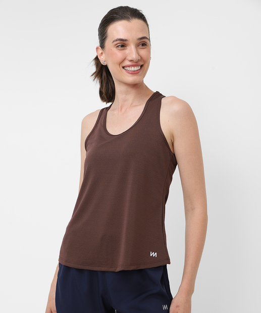 Image_Blusa Regata Feminina Dry Fit Fitness Marisa Marrom