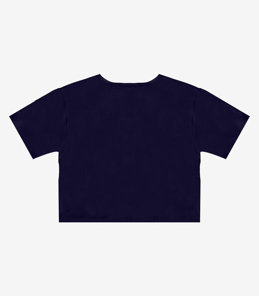 Blusa Feminina em Molecotton Viscose Infinita Cor Azul