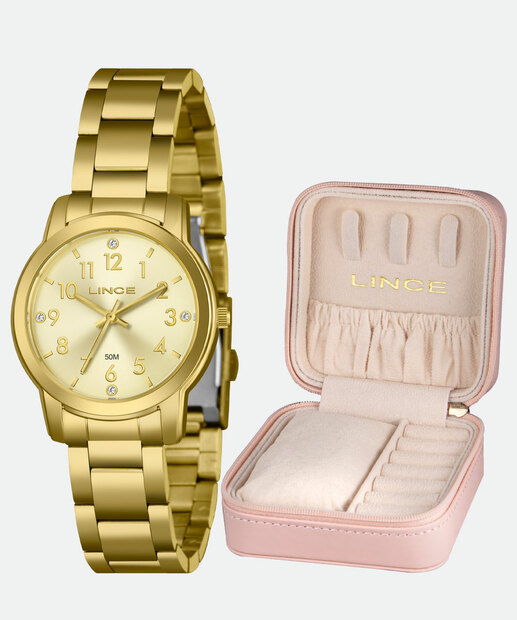 Image_Kit Relógio Feminino Lince LRG4852L34 C2KX Dourado