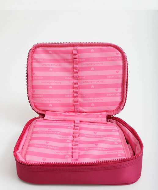 Estojo Escolar Infantil  Rebecca Bonbom Rosa