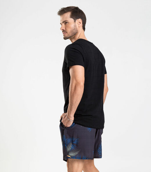 Bermuda Masculina De Microfibra Long Bong Azul