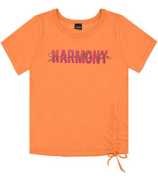 Blusa Feminina Harmony Rovitex Teen Laranja