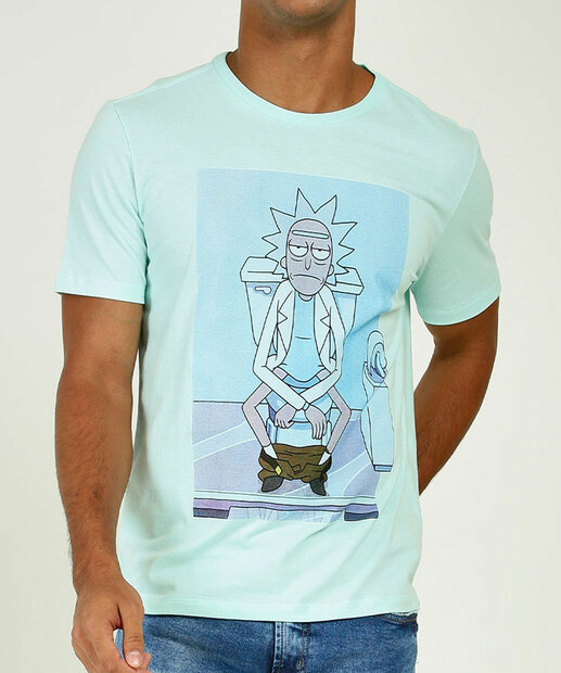 Camiseta Masculina Rick and Morty Warner Bros
