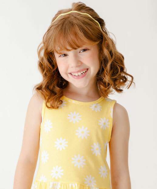 Vestido Infantil Regata Margarida Marisa Tam 4 a 10