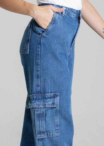 Calça Jeans Sawary Wide Leg - 278279