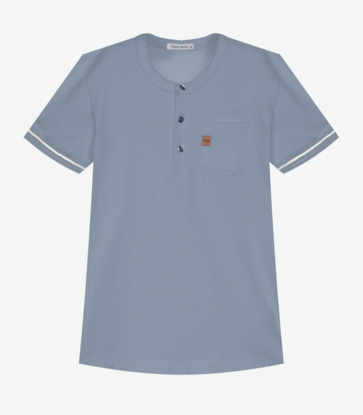 Conjunto Infantil Camiseta Com Bermuda Trick Nick Azul