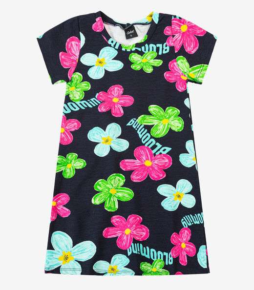 Vestido Feminino Infantil Select Azul