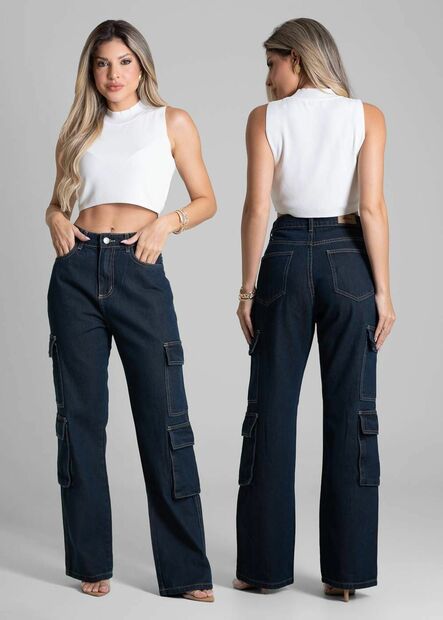 Calça Jeans Sawary Reta Petit - 282727