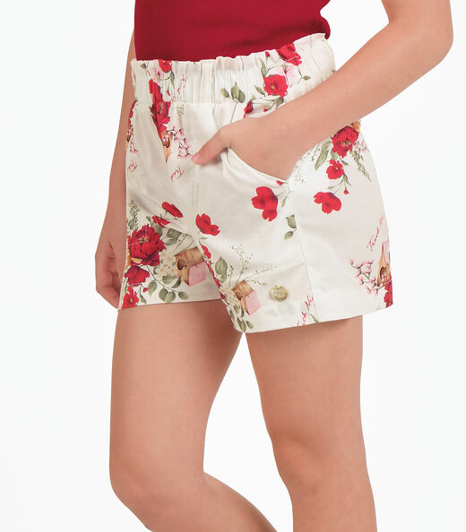 Conjunto Regata com Shorts Menina Trick Nick Vermelho