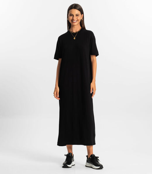Image_Vestido Midi Feminino Rovitex Preto