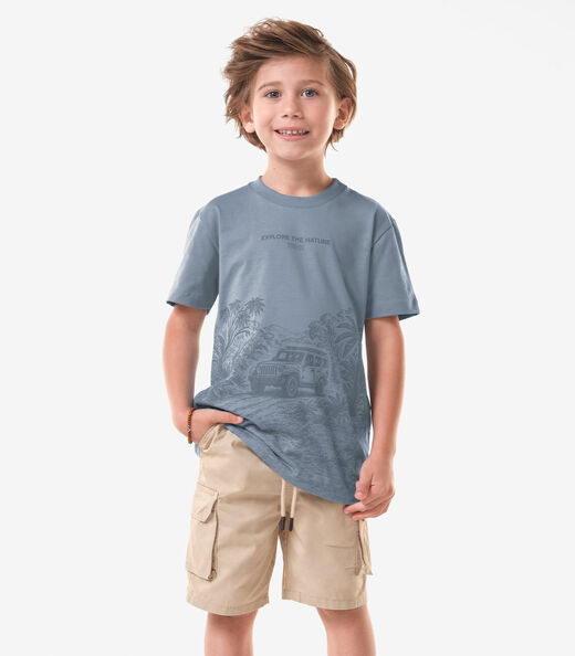 Image_Conjunto Infantil Camiseta Com Bermuda Trick Nick Azul