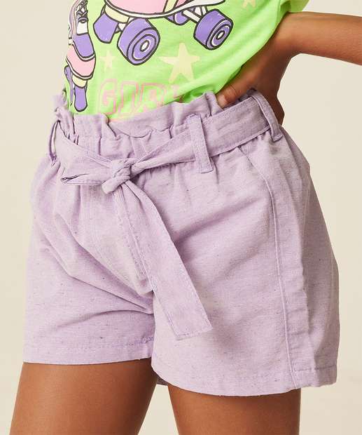  Short Infantil Sarja Clochard Marisa Tam 4 a 10
