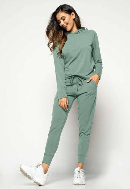 Calça  Comfy Jogger  Moletinho Verde Claro Salvatore Fashion