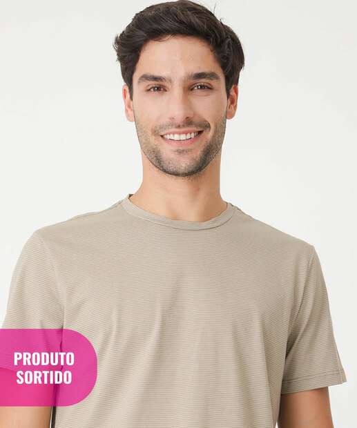 Camiseta Sortida Masculina Básica Mescla MR