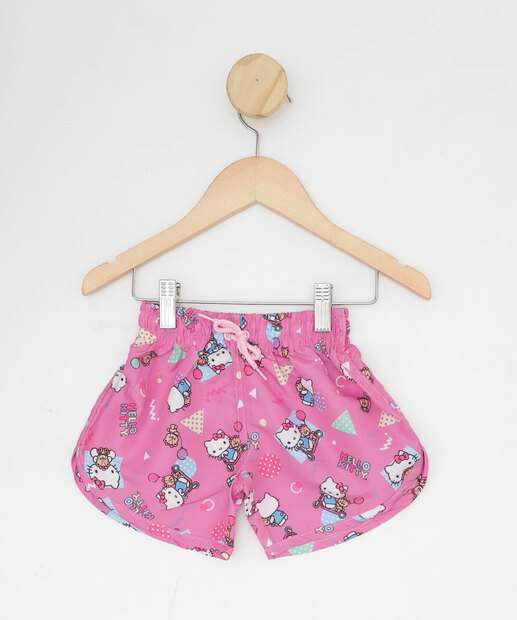 Image_Short Infantil Estampa Hello Kitty Sanrio Tam 1 a 3