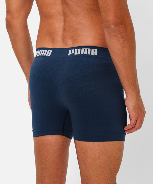 Cueca Boxer Scost Masculina Puma Azul