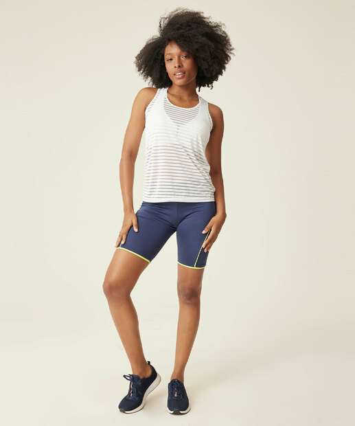 Bermuda Feminina Legging Fitness Viés Marisa 