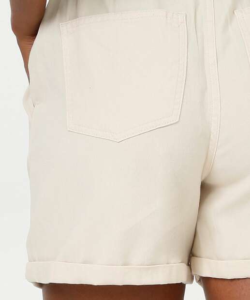 Short Feminino Sarja Clochard Cintura Alta Marisa